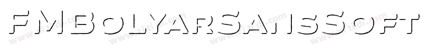 FMBolyarSansSoft 800字体转换